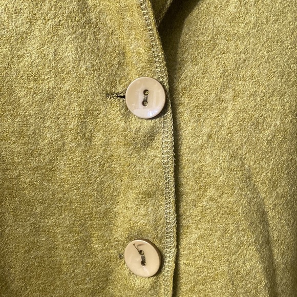 Bella Blue wool blend jacket green vert new with tags size S/M long jacket - Picture 2 of 6